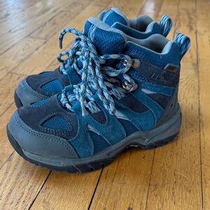 Kids Blue Hiking Boots